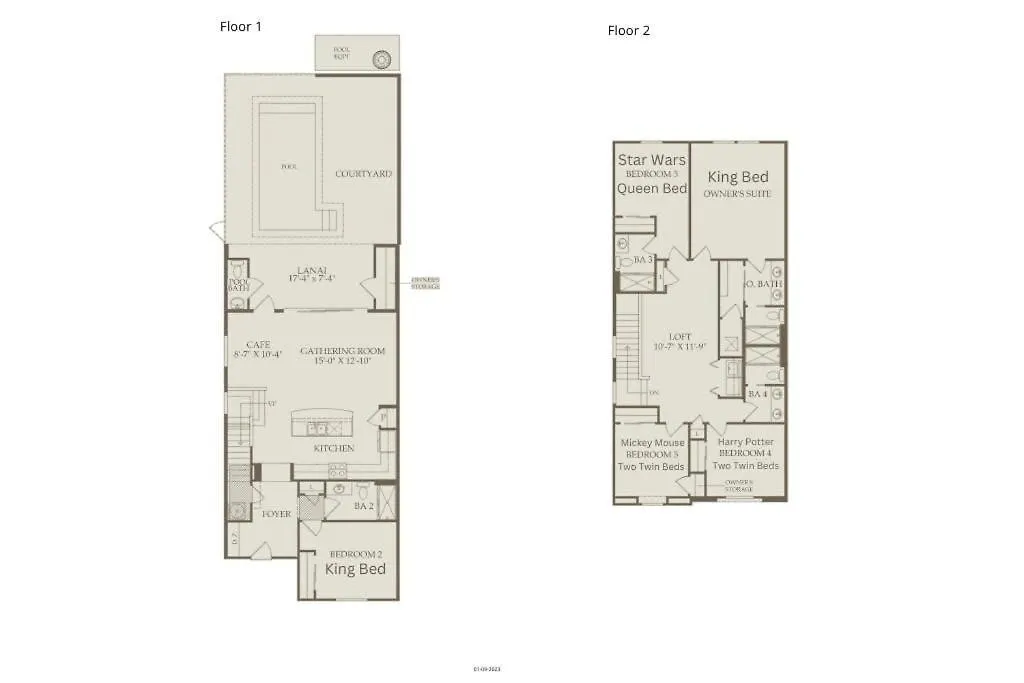 Spacious New 5 Bedroom With Private Pool Near Disney Davenport